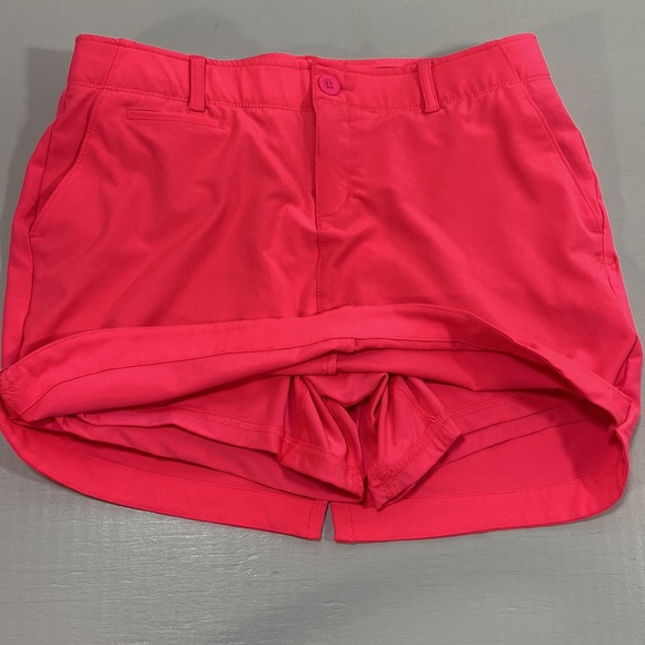 Bright, pink, under armour, golf / athletic skort - Picture 8 of 10